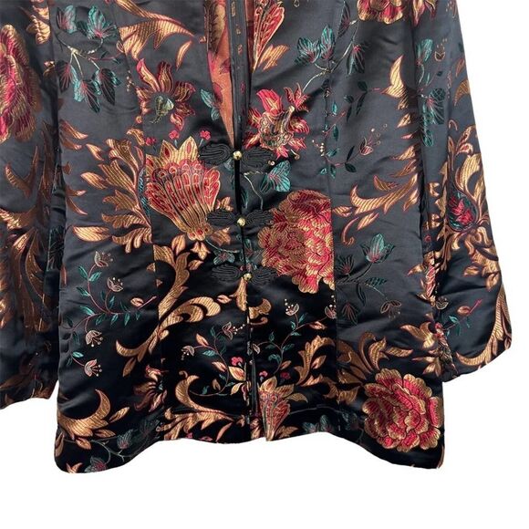 Soft Surroundings Moon Dynasty Asian Inspired Chinoiserie Jacket - Picture 5 of 16